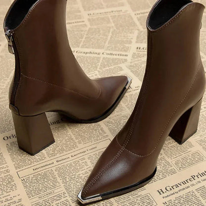 Gabriella™ | Chelsea Boots med Krom-detalj