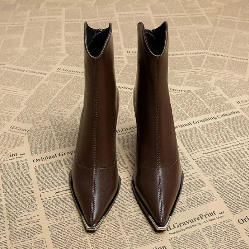 Gabriella™ | Chelsea Boots med Krom-detalj